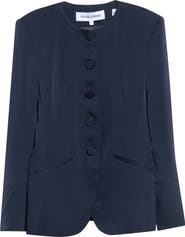 Veronica Beard Wryllen Collarless Jacket