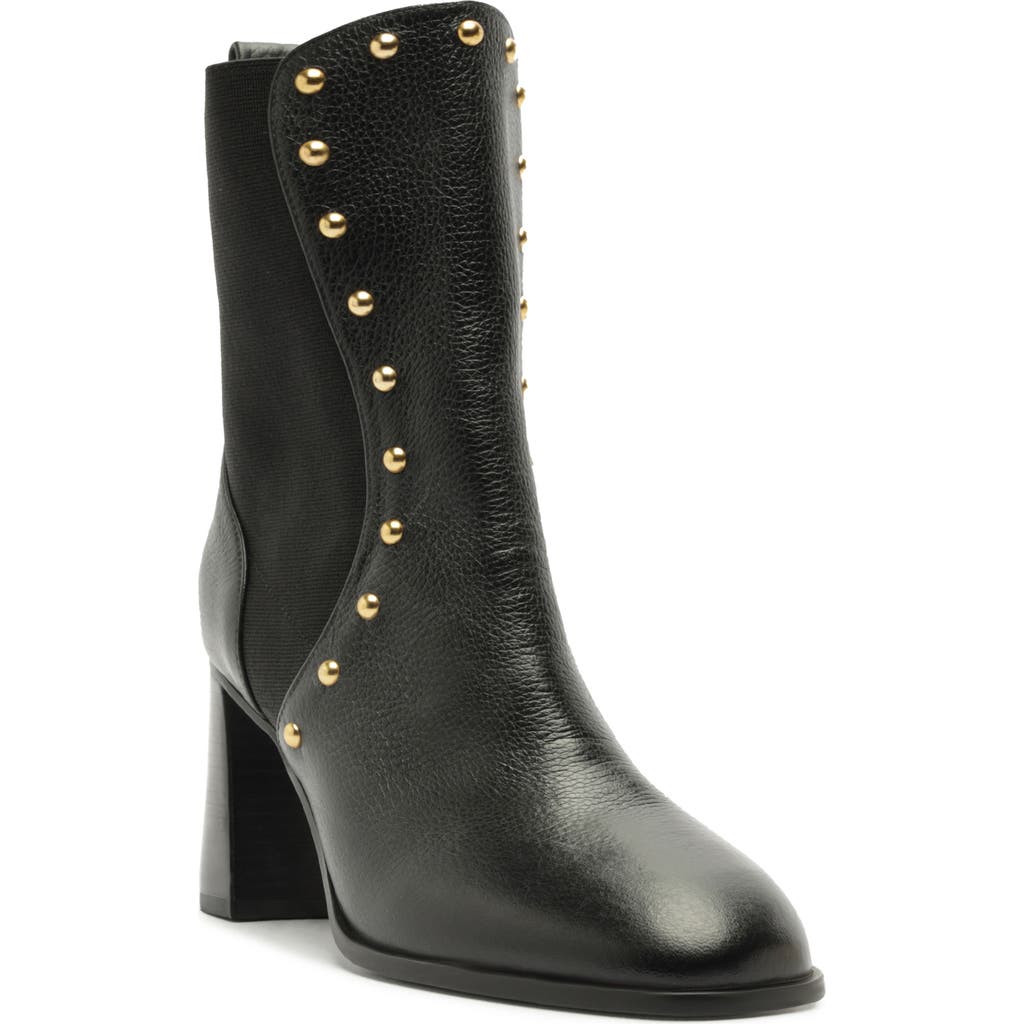 Arezzo Women's Rony Mid Block Heel Booties In Black