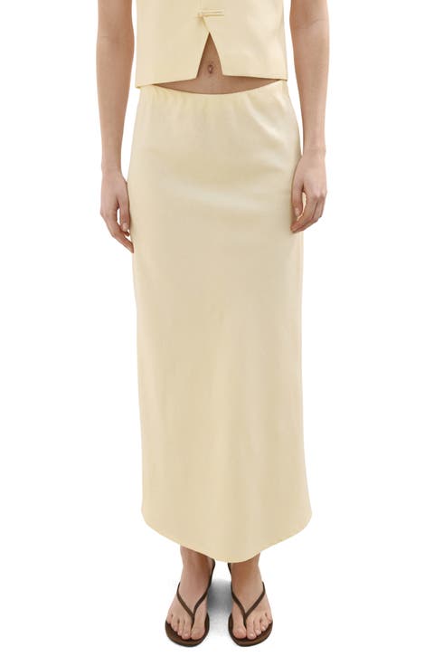 Straight Midi Skirt