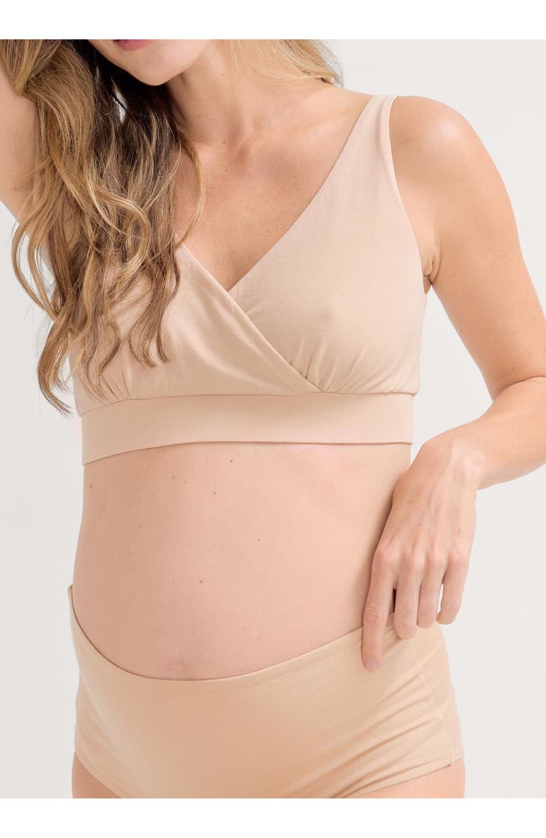 HATCH The Dream Feed Nursing And Sleep Bra, Alternate, color, Sand