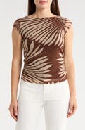 Sanctuary Meet You There Cap Sleeve Mesh Top