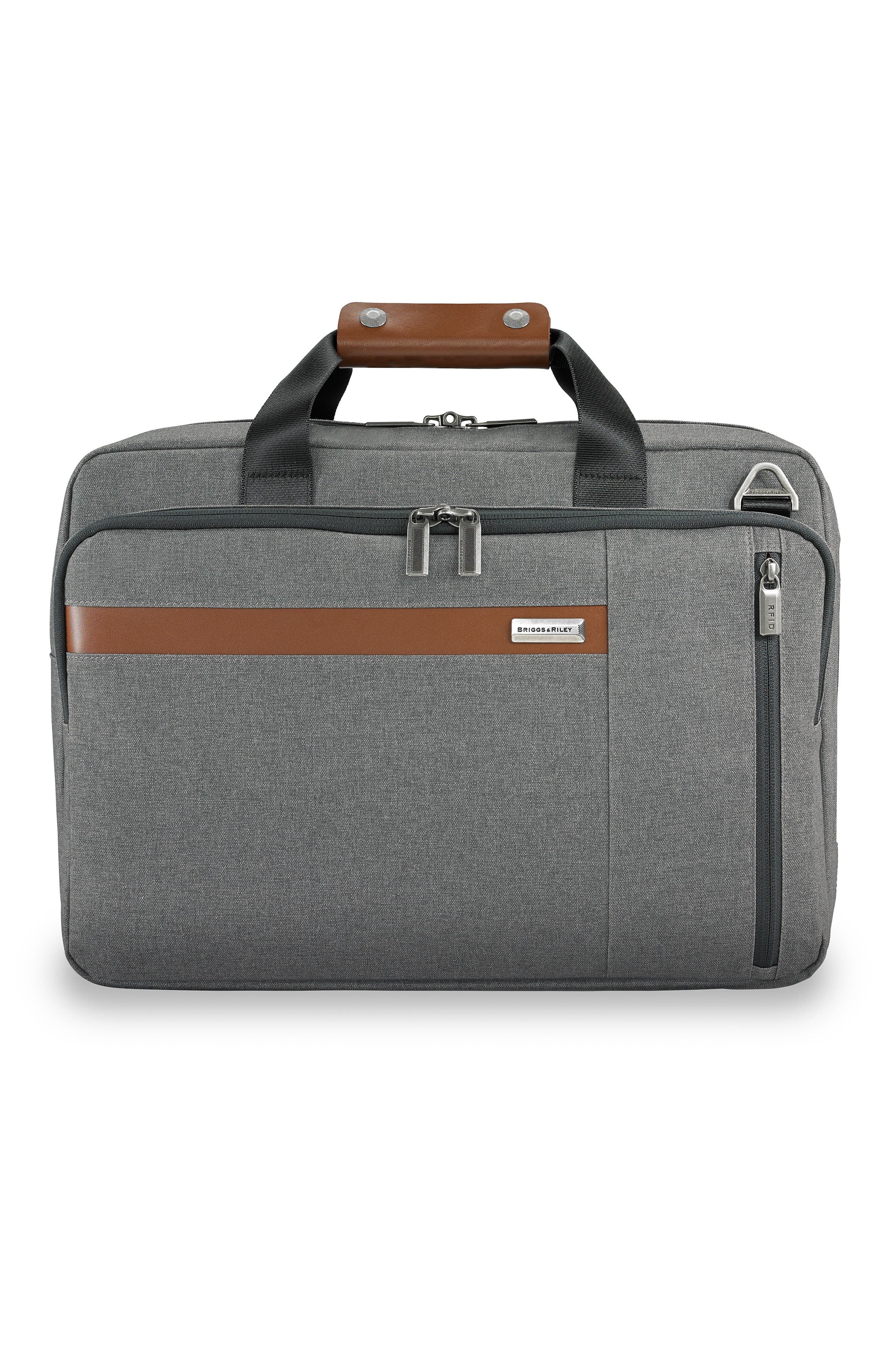 Briggs & Riley Kinzie Street RFID Pocket Convertible Laptop Briefcase/Backpack, Main, color, 