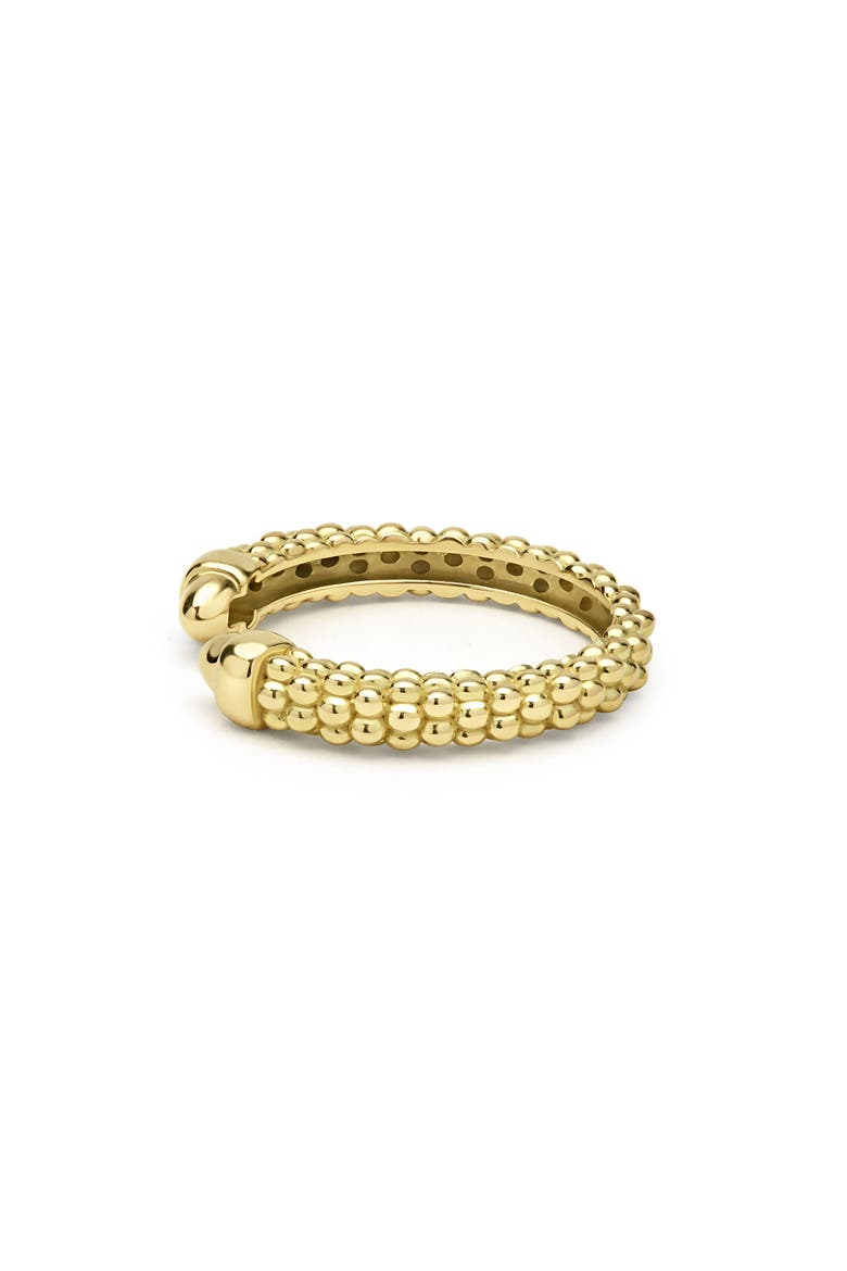 Signature Caviar Versa Ring, Alternate, color, GOLD