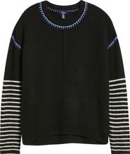 Hatley Avery Blanket Stitch Stripe Sweater