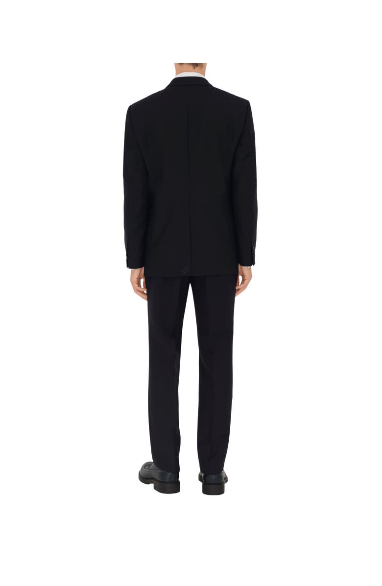 Burberry Wool Mohair Tailored Trousers, Alternate, color, Black