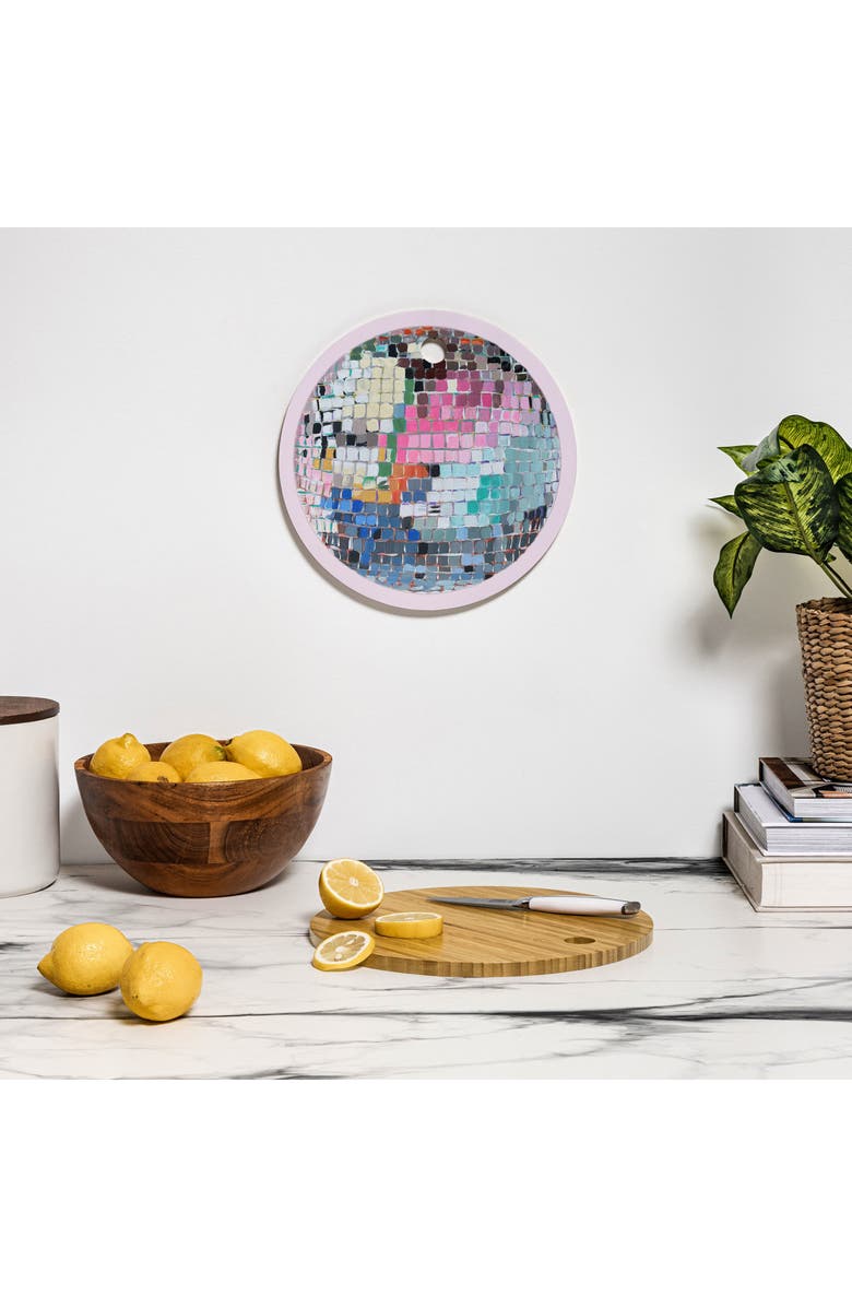 Deny Designs Last Dance Cutting Board, Alternate, color, Pink