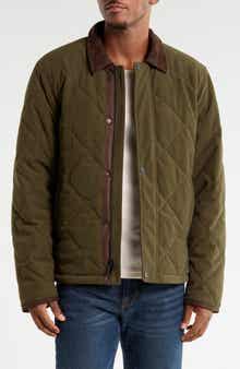 Quilted Corduroy Faux Suede Jacket
