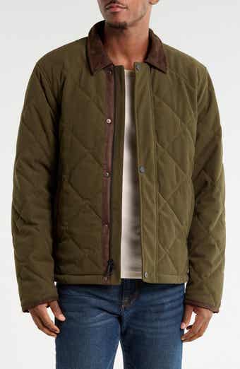 Quilted Corduroy Faux Suede Jacket
