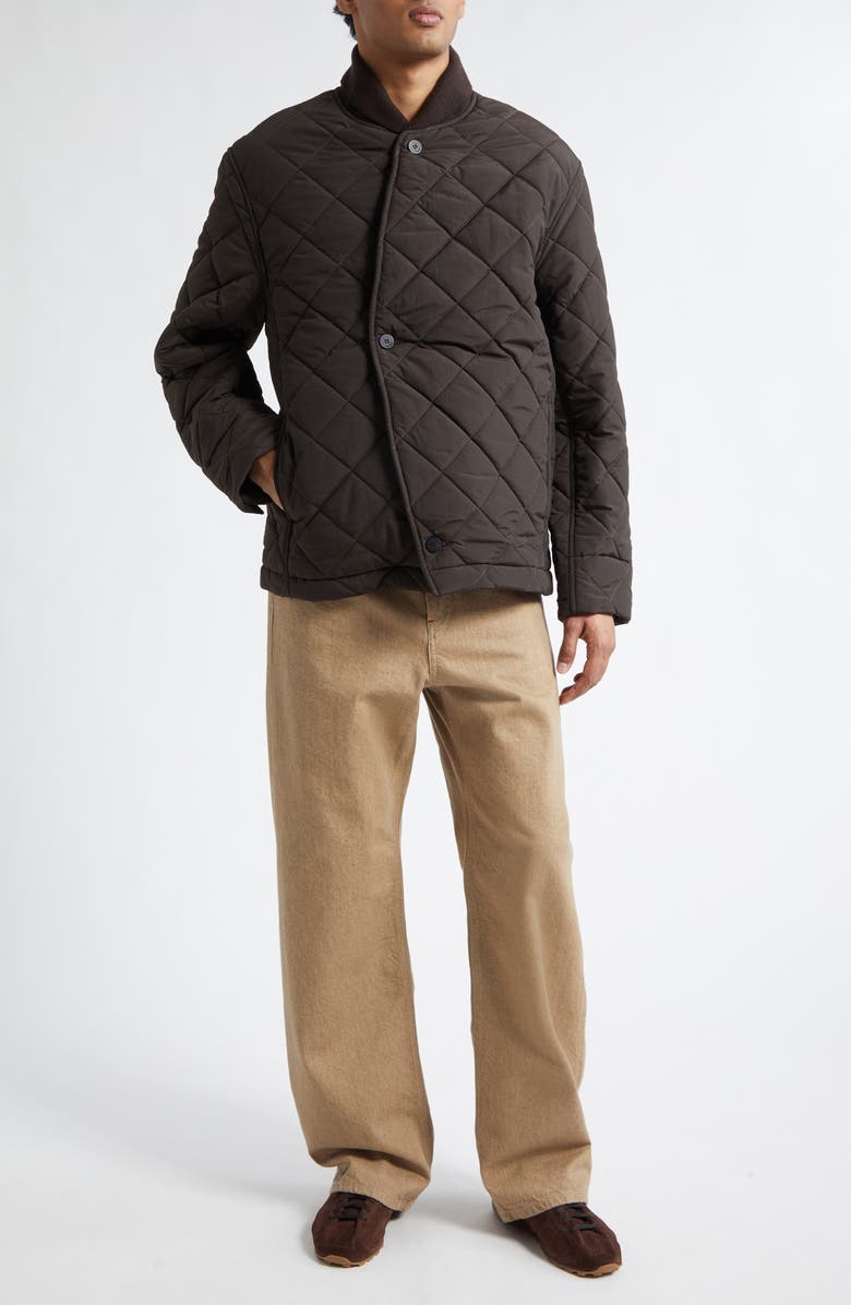 Jacquemus Le de-Nîmes Droit Straight Leg Jeans, Alternate, color, Beige