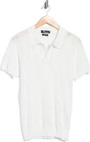 T.R. PREMIUM Jacquard Short Sleeve Open Collar Shirt