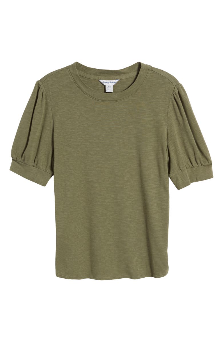 Tommy Bahama Ashby Isles Puff Sleeve Cotton Top, Alternate, color,