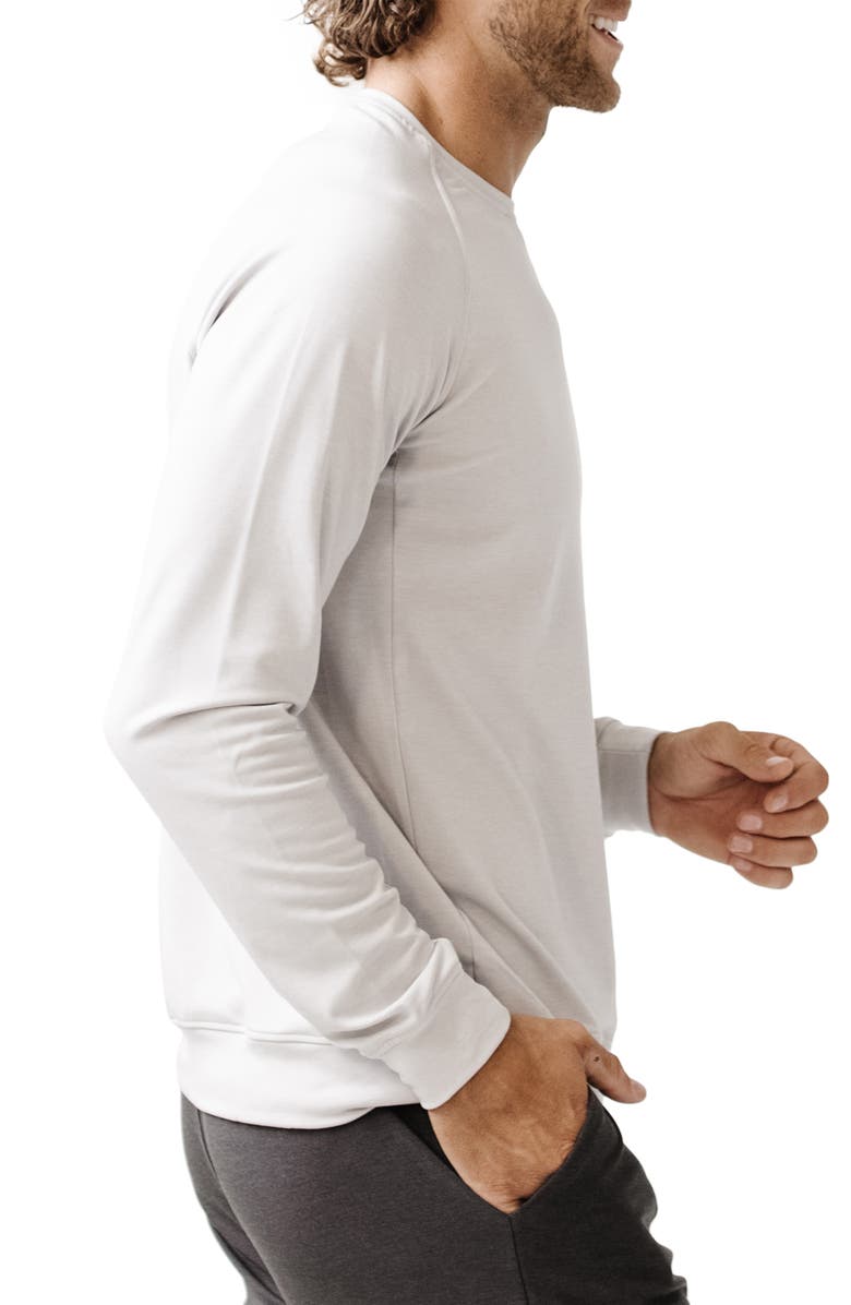 Cozy Earth Ultrasoft Crewneck Sweatshirt, Alternate, color, Light Grey