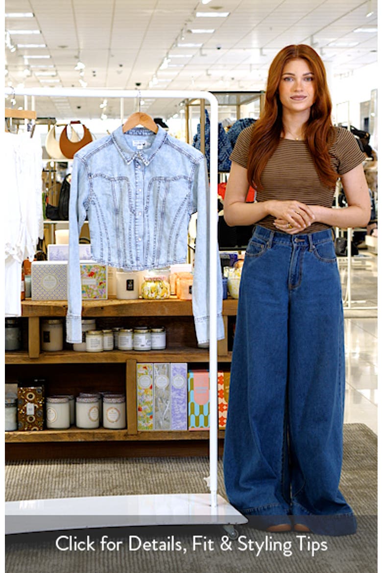 Dolly Denim Corset Shirt video