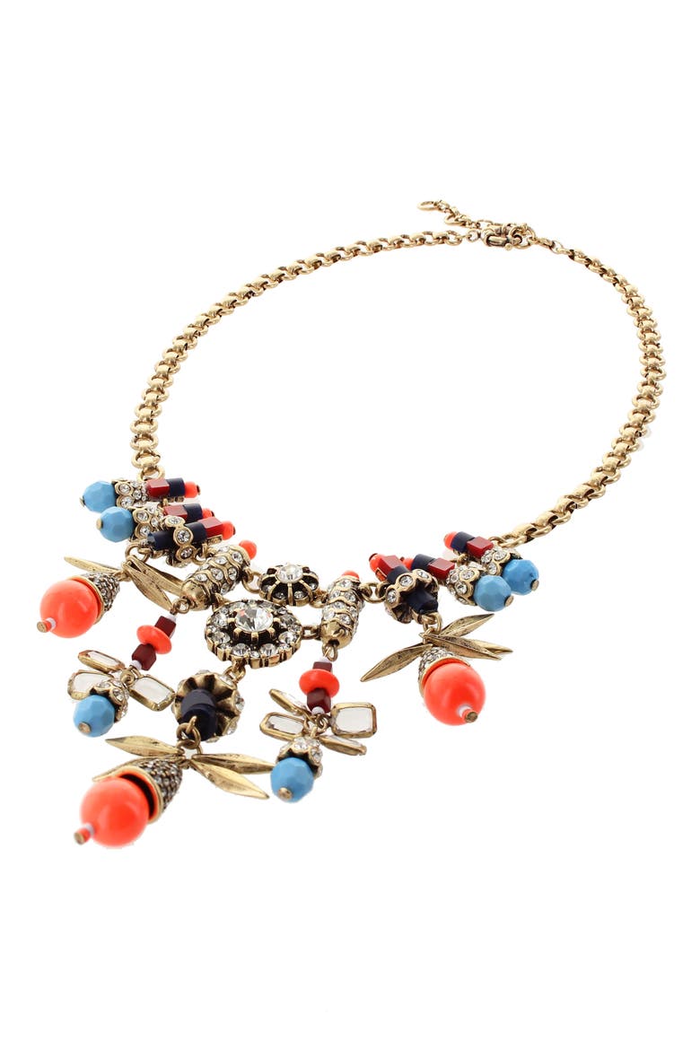 Dita Waterfall Necklace, Alternate, color, BURNISHED GOLD / MULTI