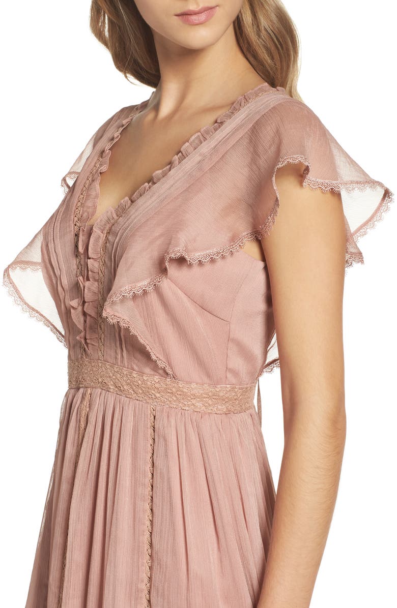 Adelyn Rae Lace Maxi Dress, Alternate, color, 