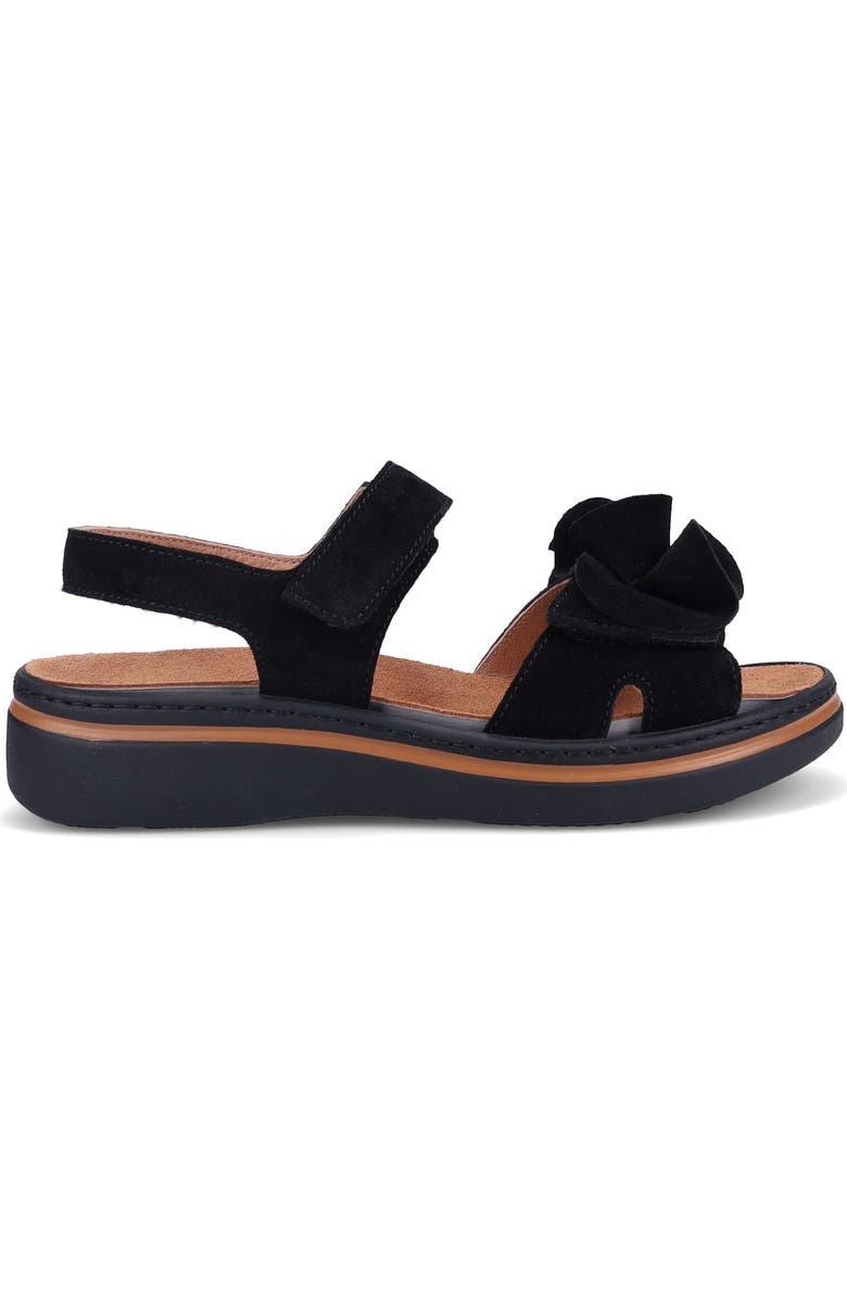 Ron White Frances Slingback Platform Wedge Sandal, Alternate, color, Onyx