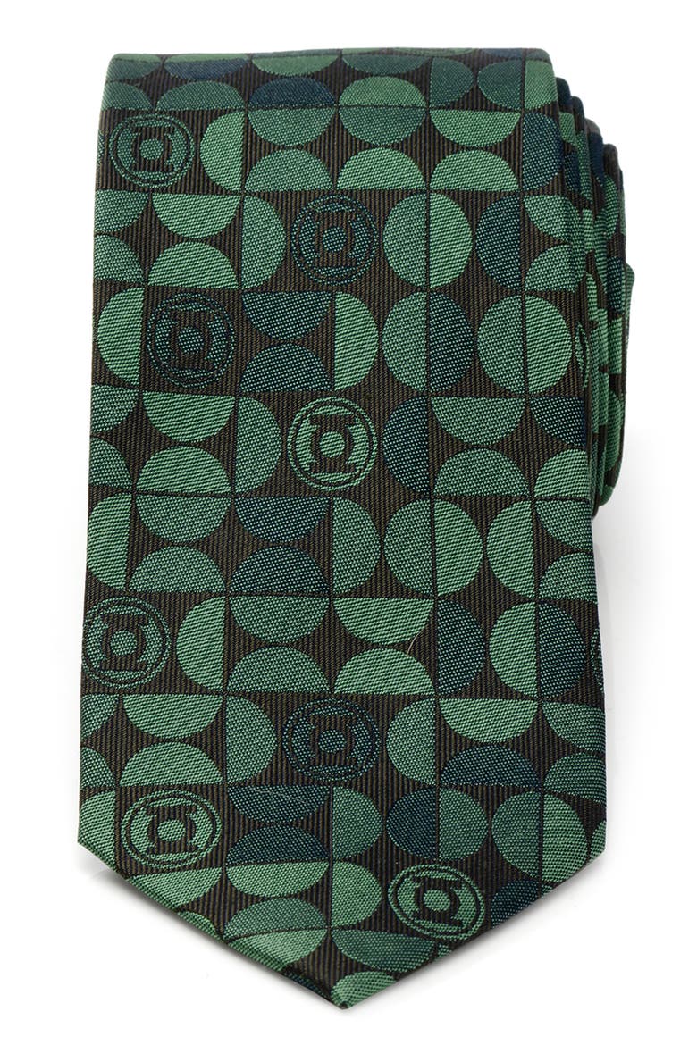 Green Lantern Silk Blend Tie, Main, color, GREEN