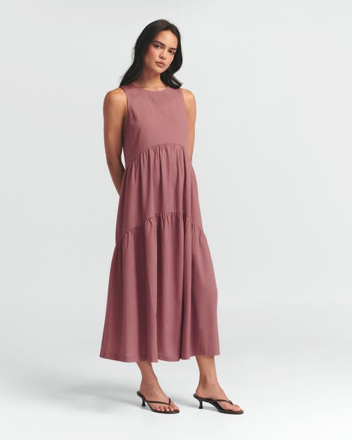St Mrlo Remi Tiered Dress In Pink