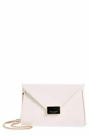 Kate Spade New York anna medium envelope leather convertible clutch