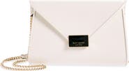 Kate Spade New York anna medium envelope leather convertible clutch