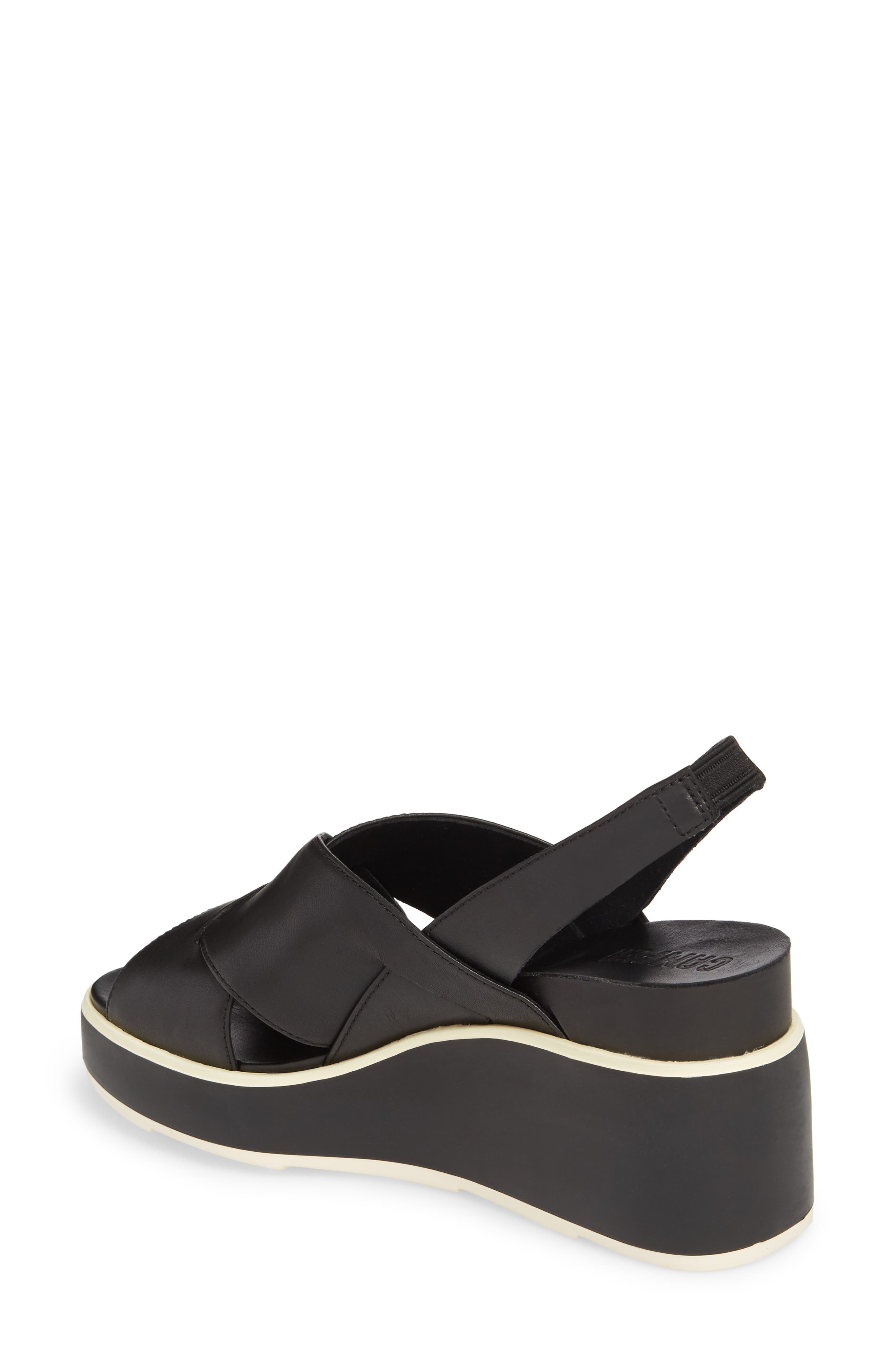 Camper Tropik Cross Strap Wedge Sandal, Alternate, color, 