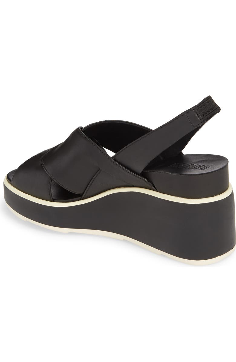 Camper Tropik Cross Strap Wedge Sandal, Alternate, color,