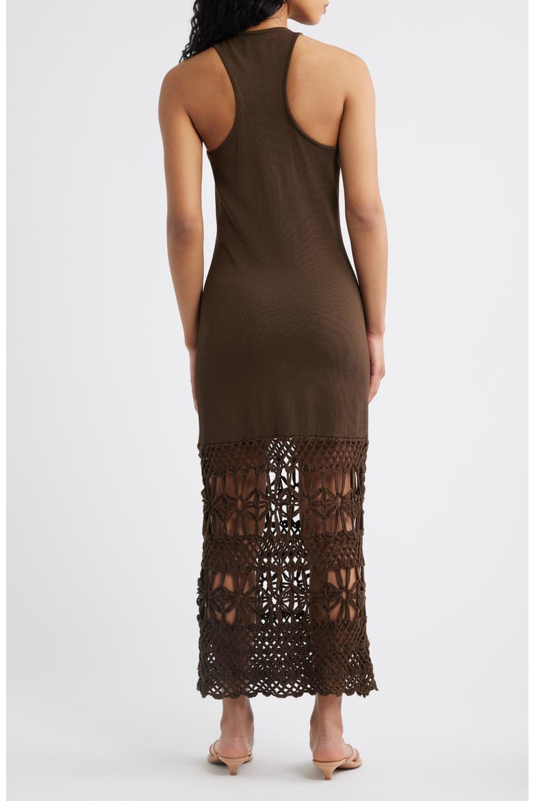 Nina Racerback Body-Con Dress, Alternate, color, BROWN