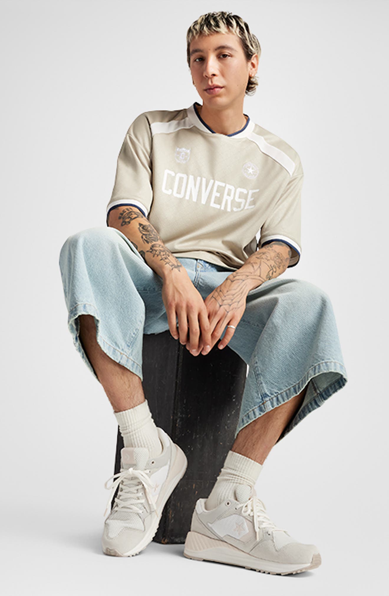 Converse Gender Inclusive Wave Trainer Sneaker, Alternate, color, Vintage White/ Egret/ Papyrus