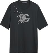 Dolce&Gabbana Logo Appliqué Cotton T-Shirt