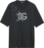 Dolce&Gabbana Logo Appliqué Cotton T-Shirt