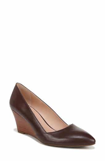 Franco Sarto Frankie Leather Wedge Pump