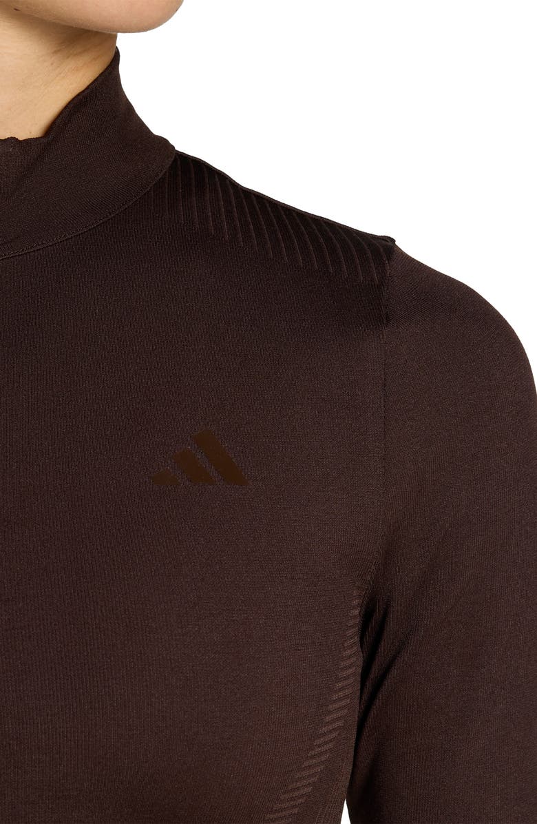 adidas Knit Training Jacket, Alternate, color, Aurora Coffee