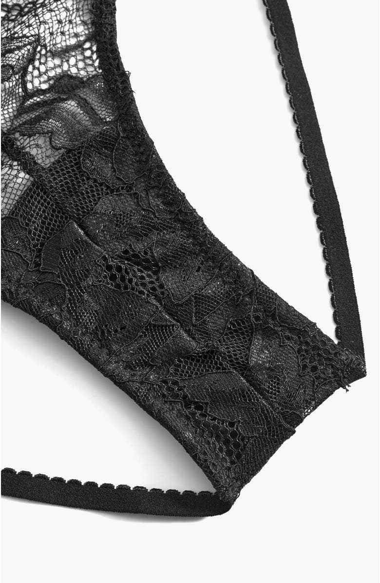 Cosabella Paradiso Ouvert Bikini, Alternate, color, Black