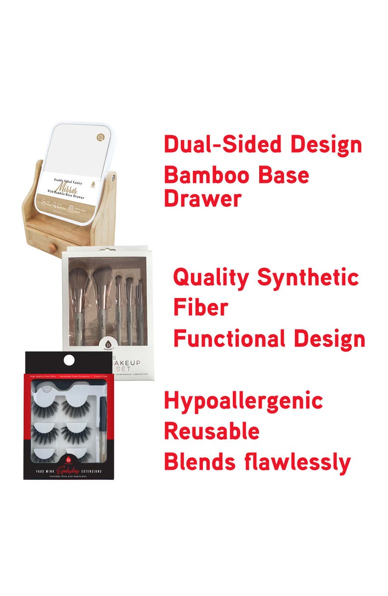 PURSONIC Glamour Essentials Bundle 3 piece set, Alternate, color, Beige