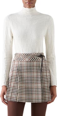 Akris punto 3D Dice Virgin Wool Turtleneck Sweater
