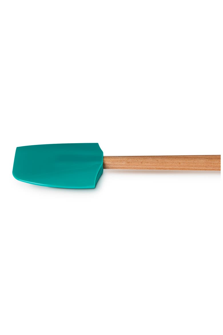 Signature Medium Silicone & Wood Spatula, Alternate, color, RIVIERA