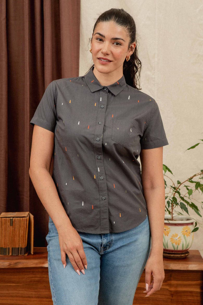Lana Shirt, Alternate, color, Midnight Rain