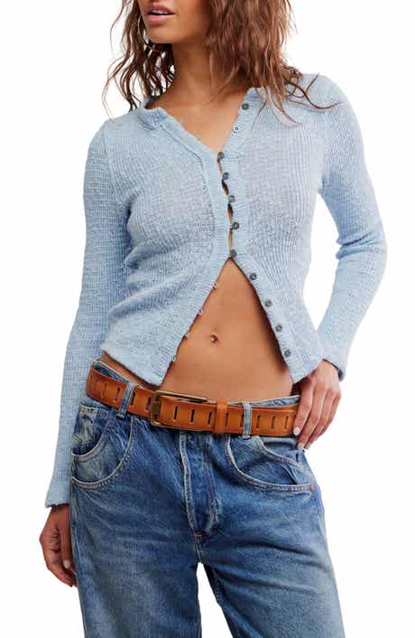 Free People It's On Rib Cardigan