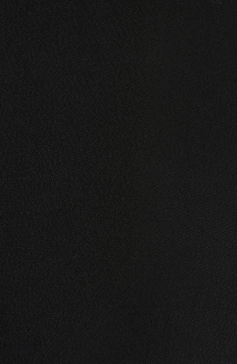 Valentino Garavani Cherryfic Beaded Long Sleeve Silk Gown, Alternate, color, Black/ Cherry