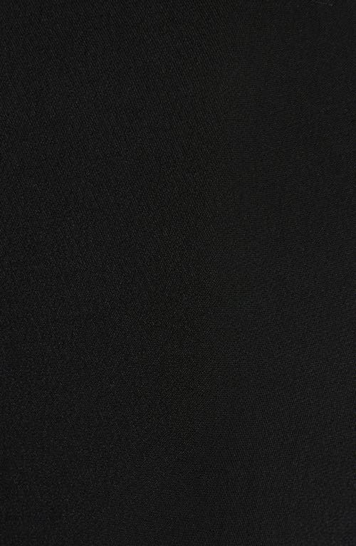 Valentino Garavani Cherryfic Beaded Long Sleeve Silk Gown In Black