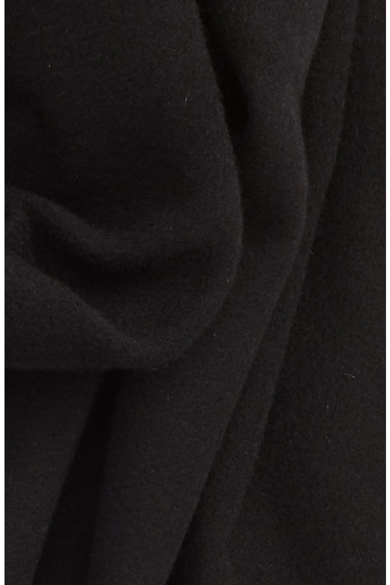Canada Fringe Scarf, Alternate, color, BLACK