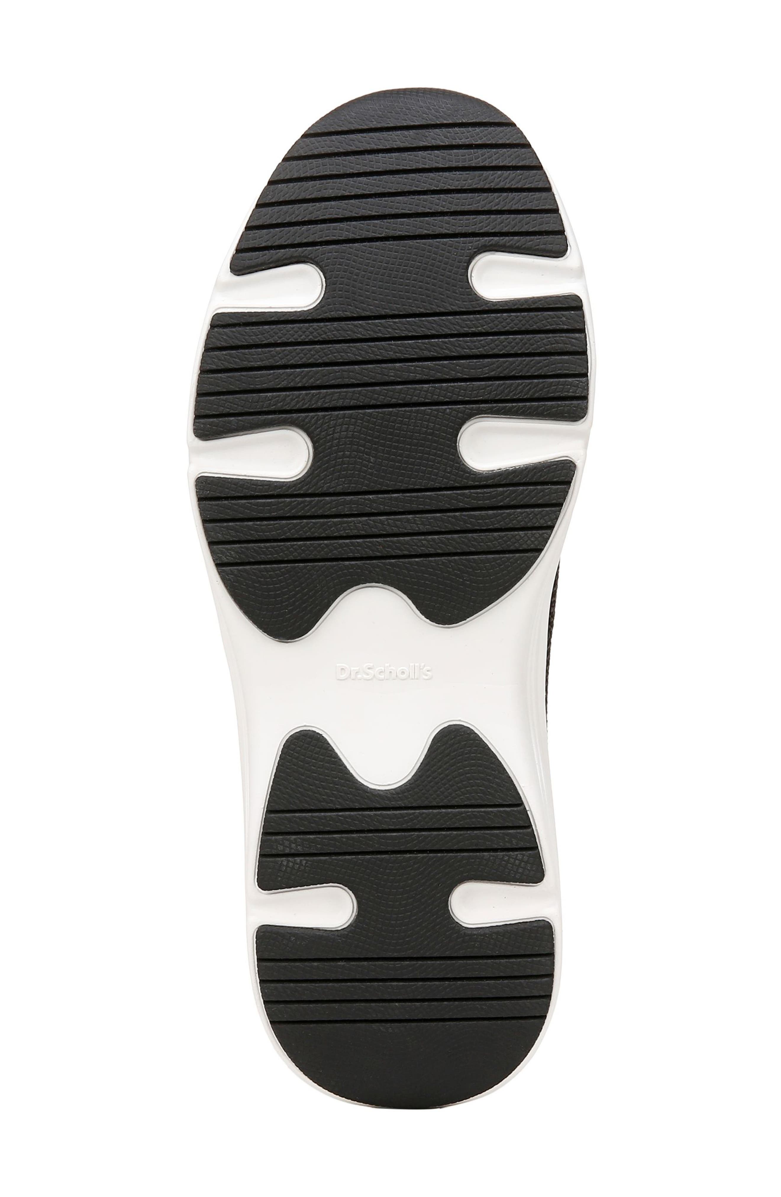 Dr. Scholl's Feel Ready Plantar Fasciitis Leather Sneaker (Men) - Wide Width Available, Alternate, color, Black