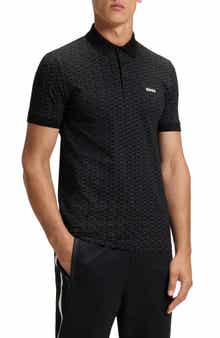 Paddy Geo Print Cotton Polo