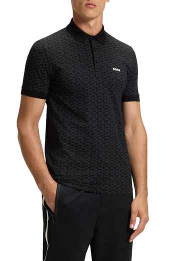 Paddy Geo Print Cotton Polo