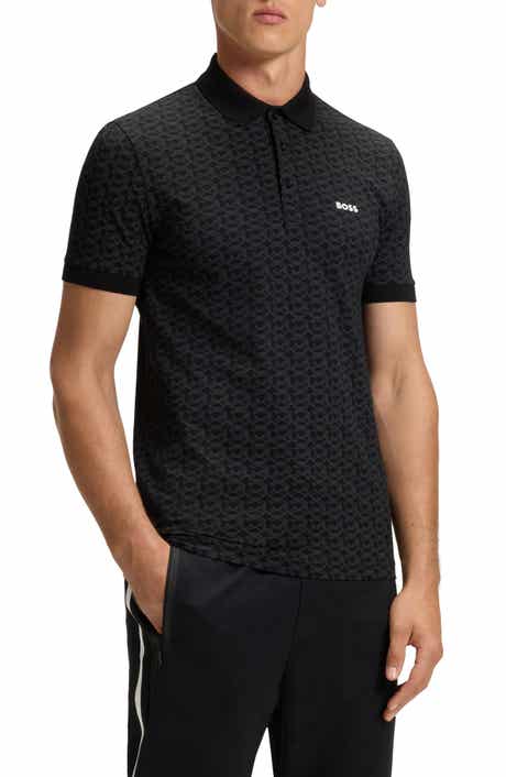 Paddy Geo Print Cotton Polo