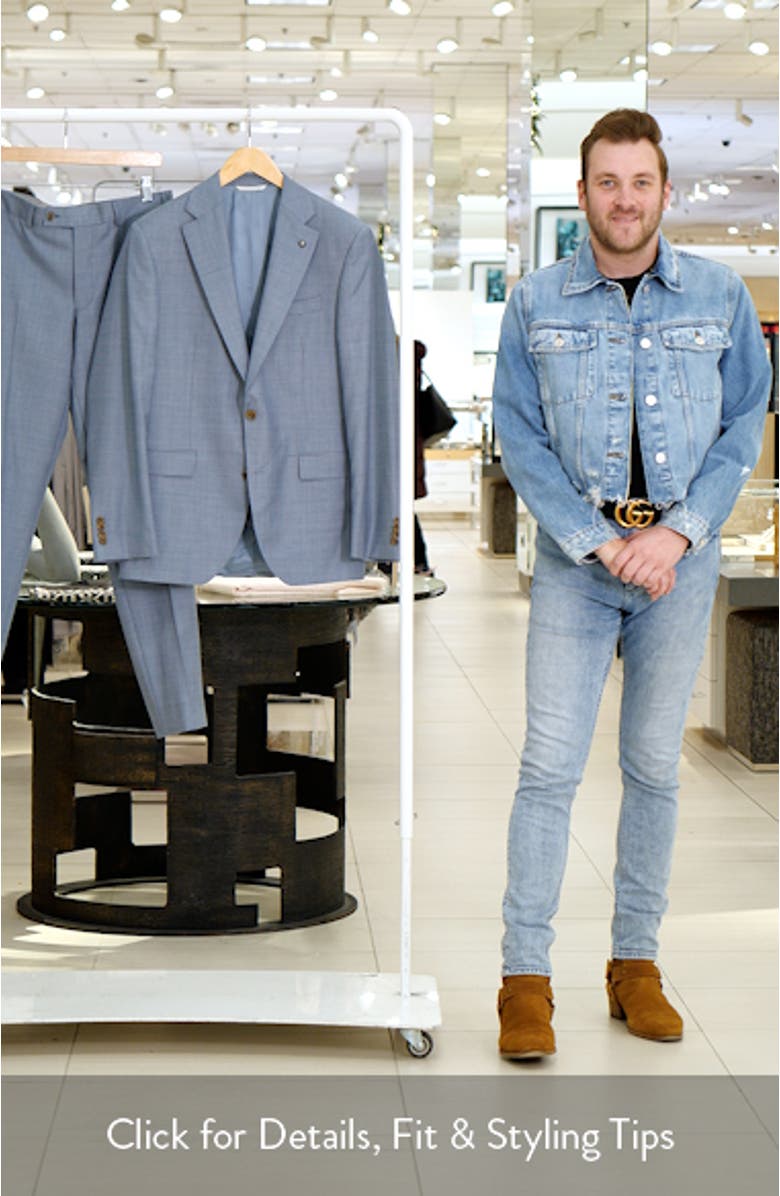 Esprit Blue Microcheck Wool Suit, sales video thumbnail