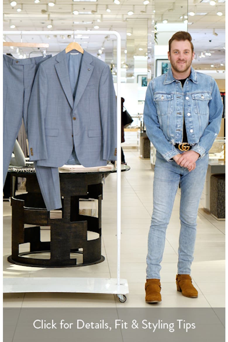 Esprit Blue Microcheck Wool Suit video