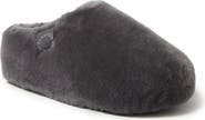 DEARFOAMS Fireside Maryboro Genuine Shearling Platform Fuzzy Clog Slipper