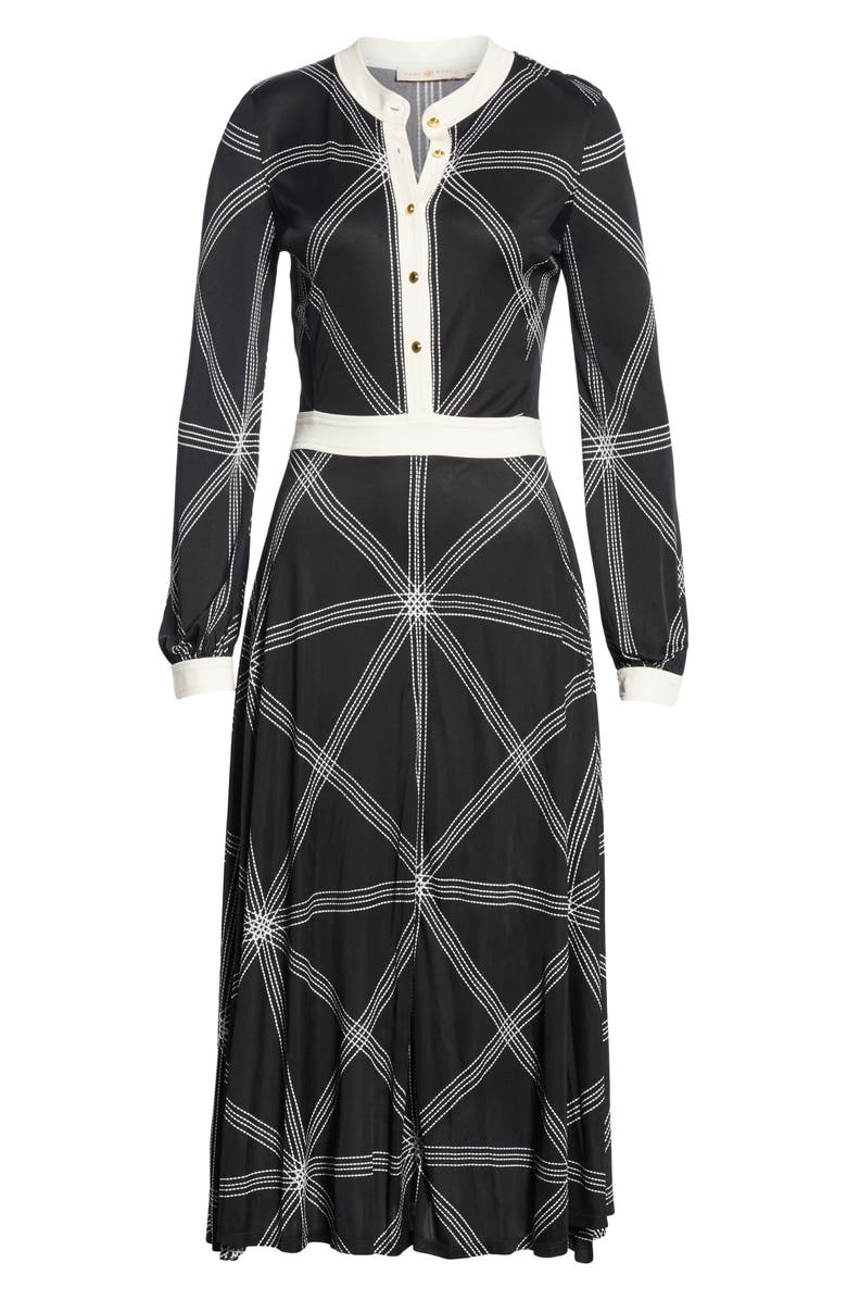 Tory Burch Anja Midi Dress, Alternate, color, 