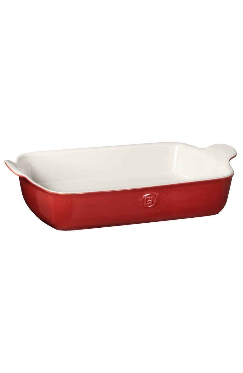 Emile Henry HR Modern Classics Large Rectangular Baker, 13" x 9", Main, color, Rouge Red